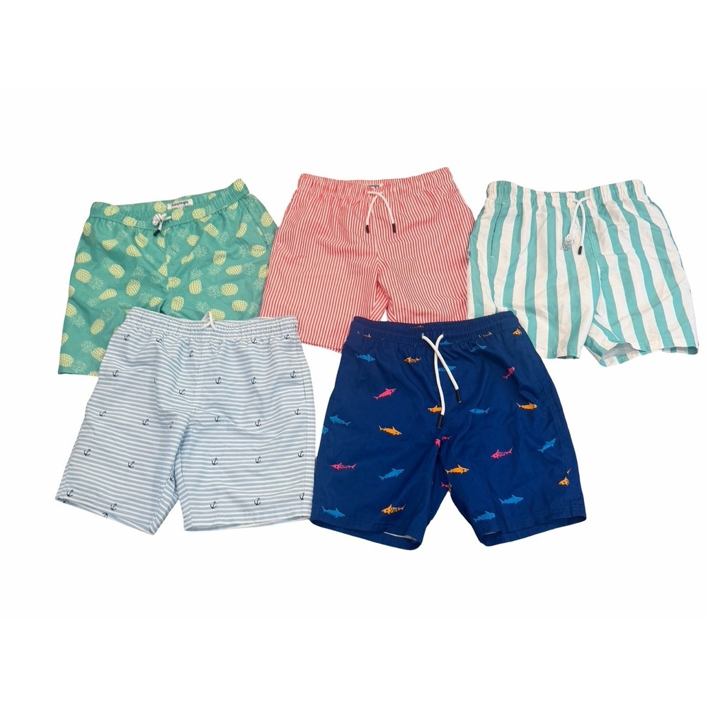 Maamgic ‎ Boys Large 14-16 Huge Lot Bathing Suit Shorts Swim Trunks Bundle